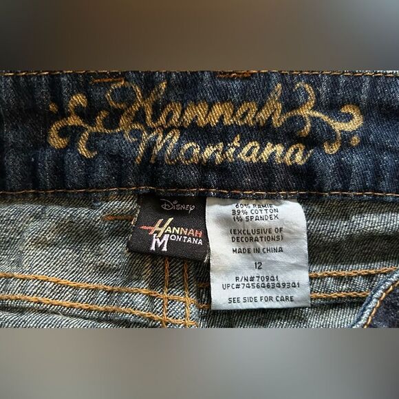 NWOT … HANNAH MONTANA “Size: 12” Capri Jeans - Picture 3 of 3